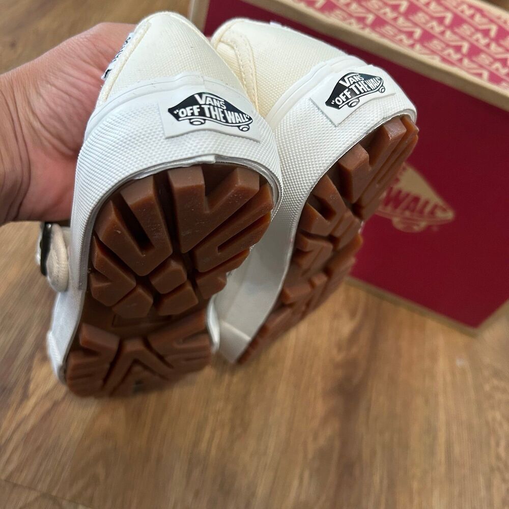 VANS Mary Jane cream beige shoes sneakers women’s 7.5 new - Picture 4 of 6